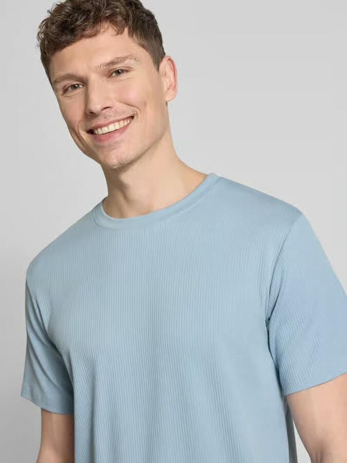 Selected Homme regular fit T-shirt van katoenmix model 'SPENCER'