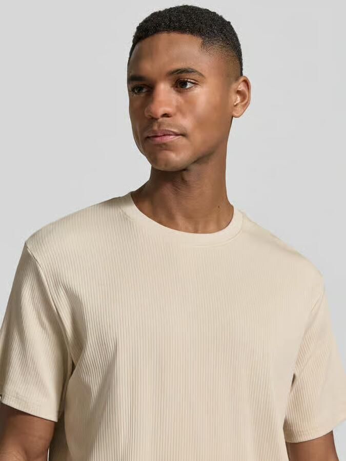 Selected Homme regular fit T-shirt van katoenmix model 'SPENCER'