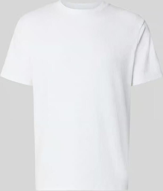 Selected Regular fit t-shirt van katoenmix model 'SPENCER'