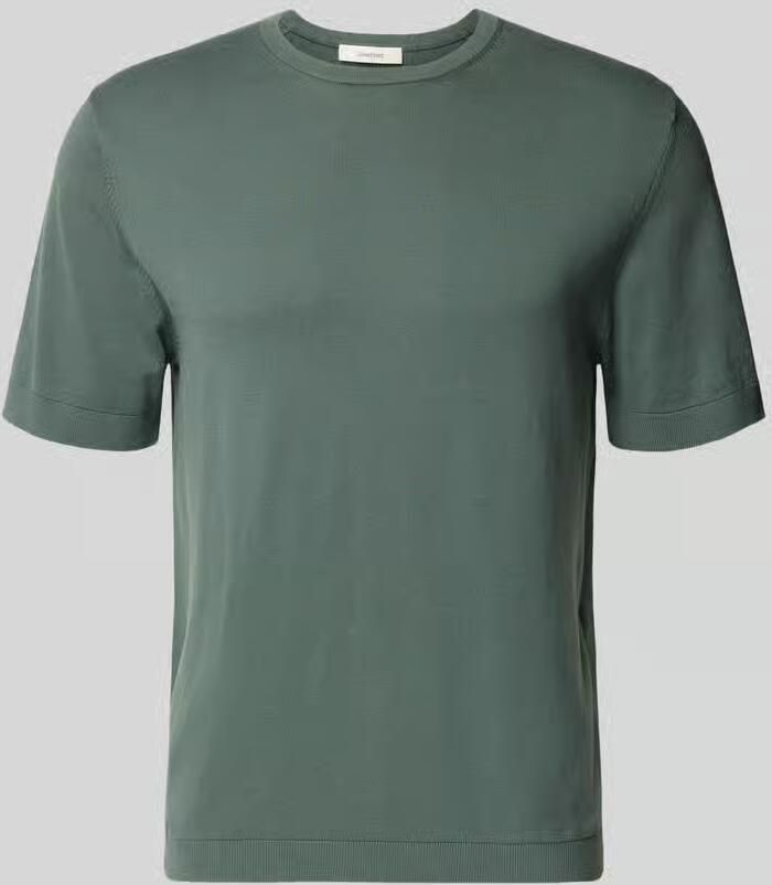 SELECTED MEN Heren Polo's & T-shirts Slhtorino Ss Knit Crew Neck Noos Donkergroen - Foto 8