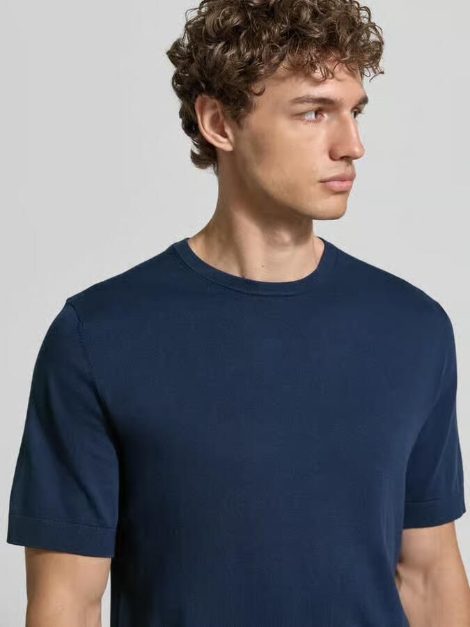 Selected Homme Regular fit gebreid shirt van biologisch katoen model 'TORINO' - Foto 2