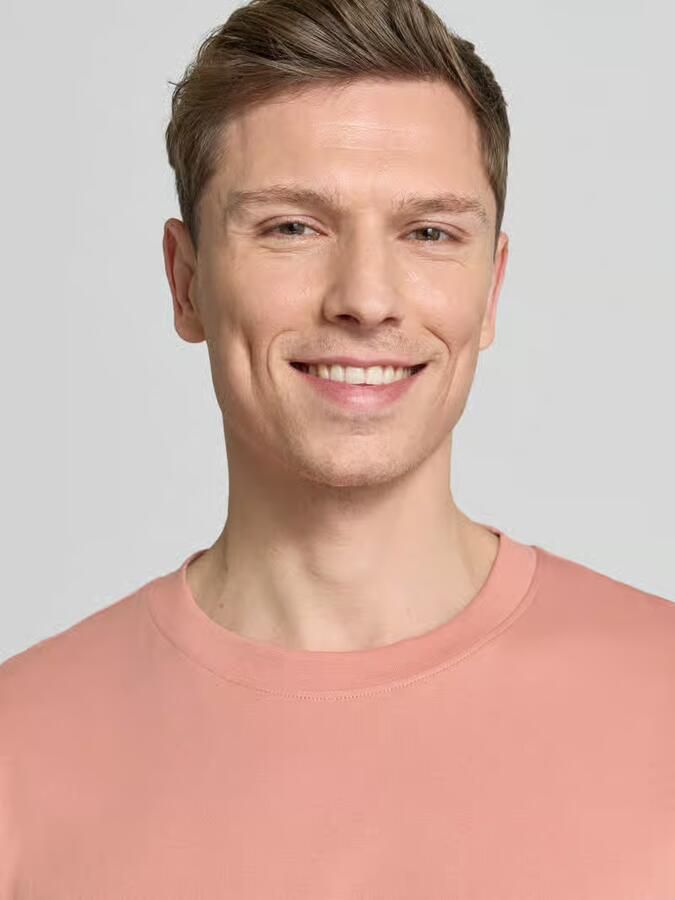 Selected Homme Regular fit T-shirt van puur katoen model 'ASPAN' - Foto 2