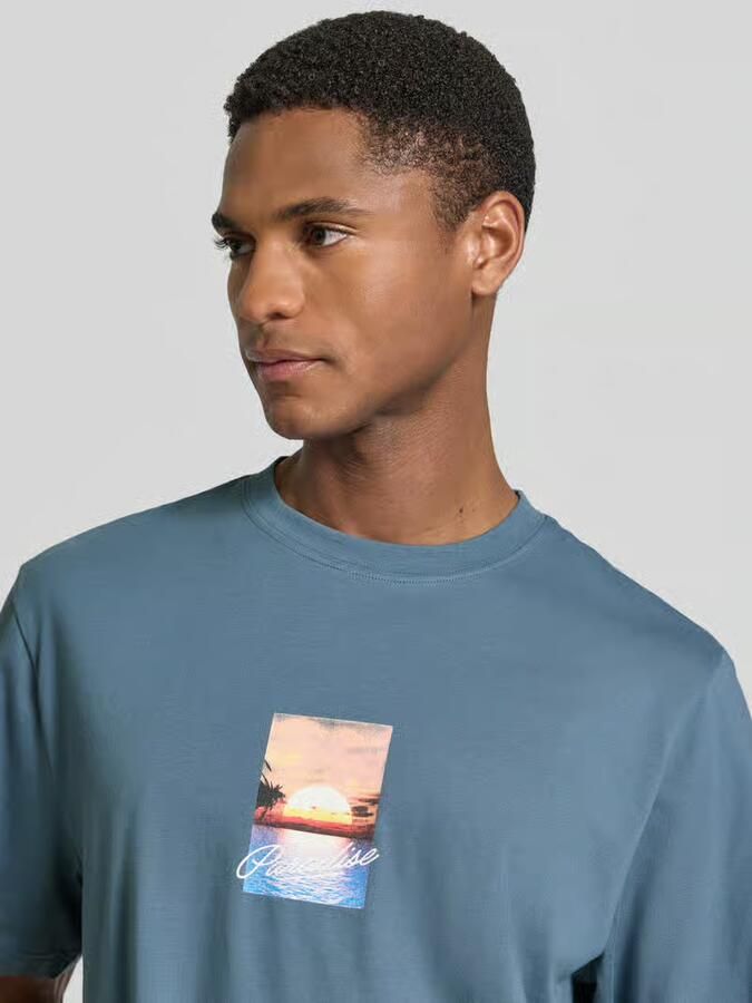Selected Homme regular fit T-shirt van puur katoen model 'ASPEN' - Foto 3
