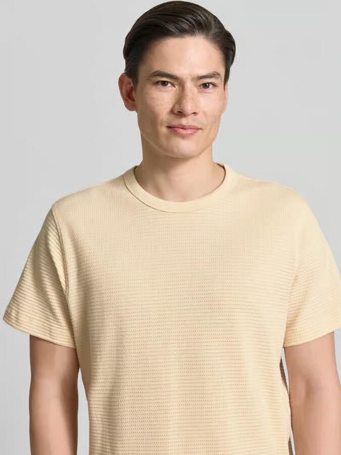 Selected regular fit T-shirt van puur katoen model 'COOPER'