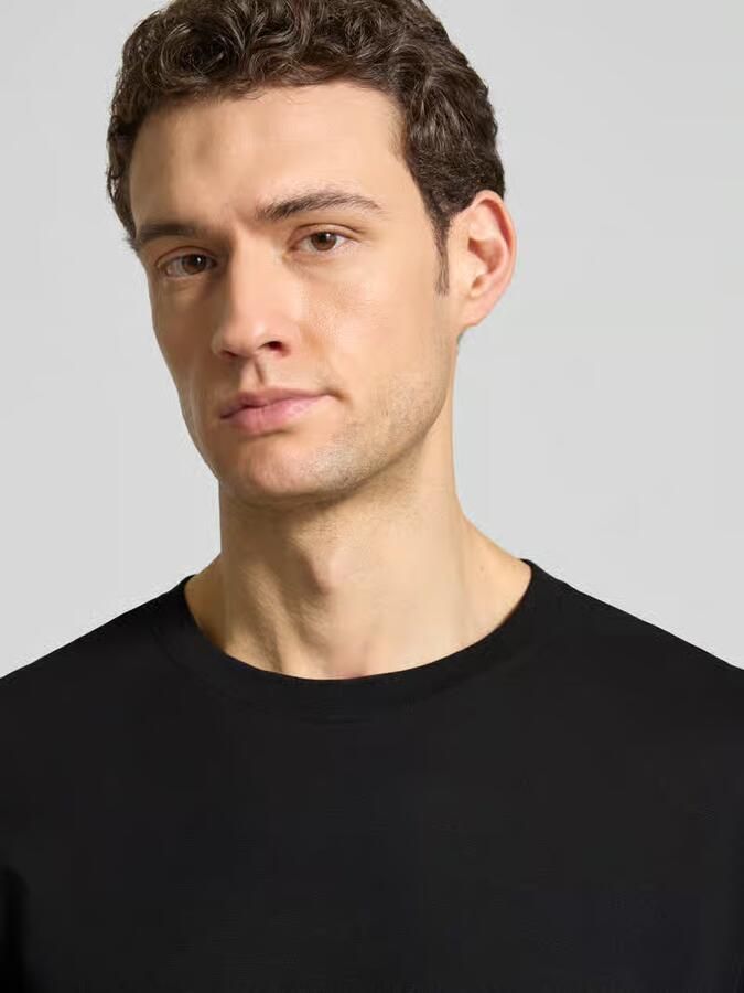 Selected Homme regular fit T-shirt van puur katoen model 'HASPEN'