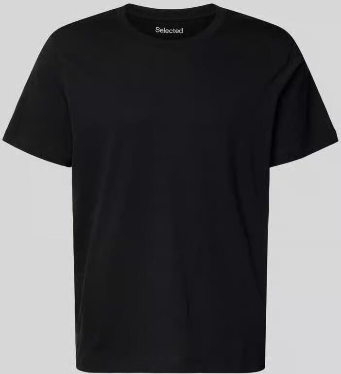 Selected Homme regular fit T-shirt van puur katoen model 'HASPEN' - Foto 2