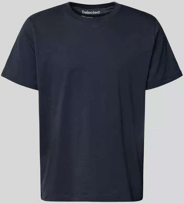 Selected Homme regular fit T-shirt van puur katoen model 'HASPEN' - Foto 2