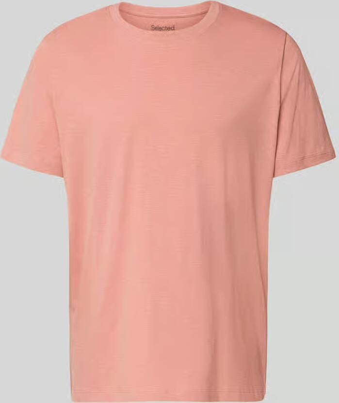 Selected regular fit T-shirt van puur katoen model 'HASPEN' - Foto 2