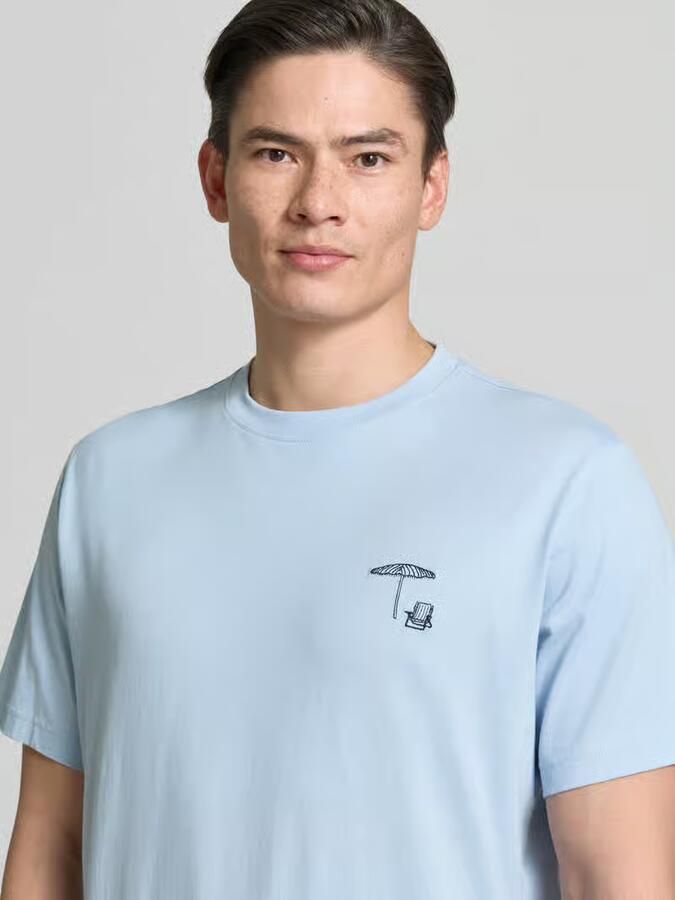 Selected Homme regular fit T-shirt van puur katoen model 'HASPEN' - Foto 4