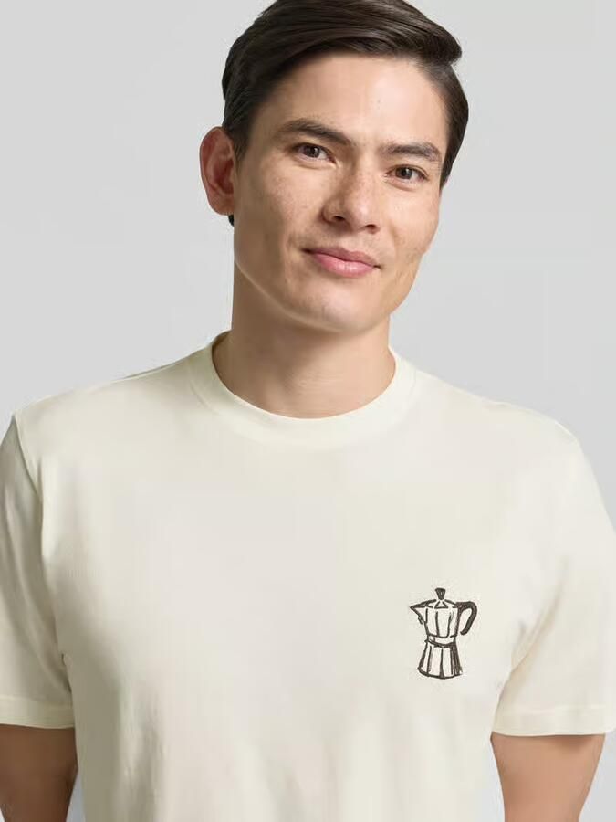 Selected Homme regular fit T-shirt van puur katoen model 'HASPEN'