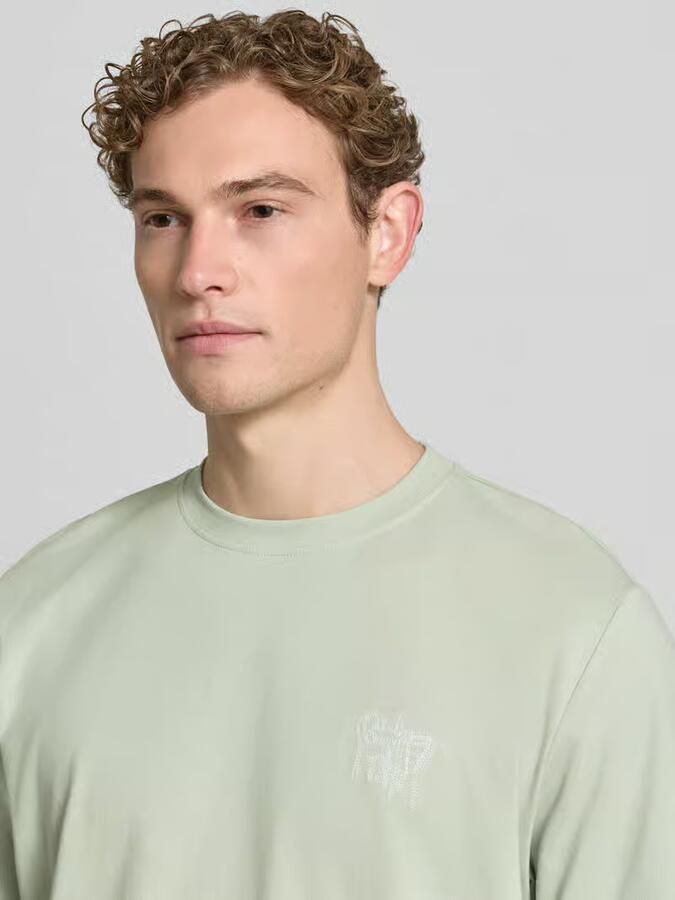 Selected Homme regular fit T-shirt van puur katoen model 'HASPEN' - Foto 4