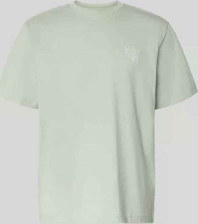 Selected Homme regular fit T-shirt van puur katoen model 'HASPEN' - Foto 5
