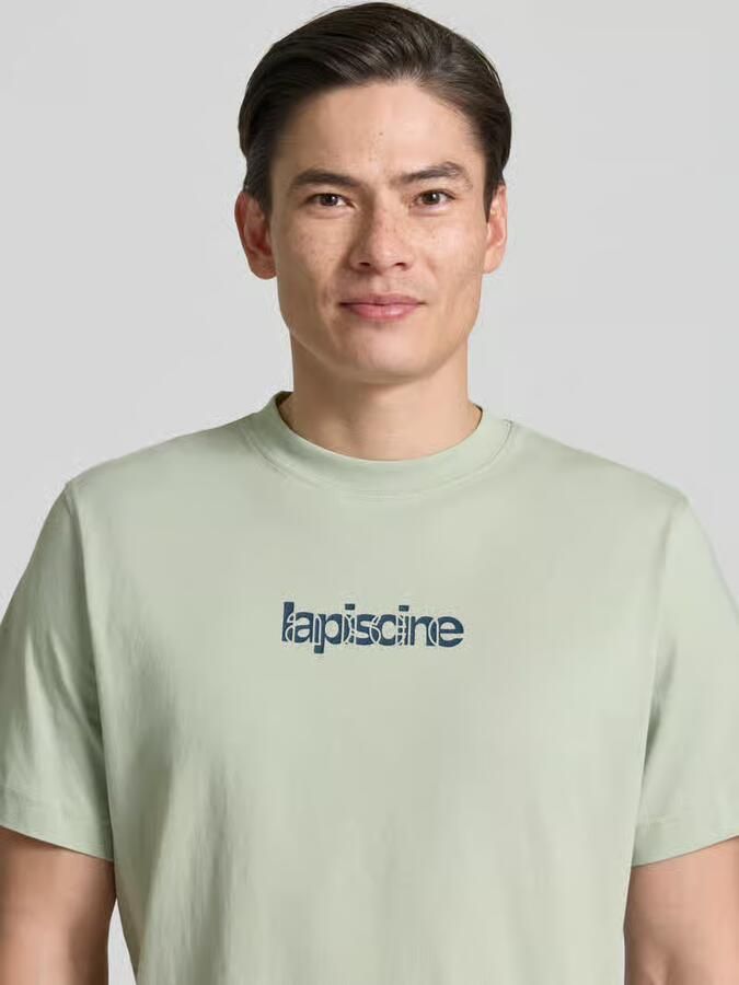Selected regular fit T-shirt van puur katoen model 'HASPEN'