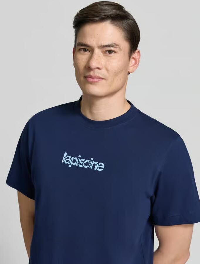 Selected regular fit T-shirt van puur katoen model 'HASPEN'