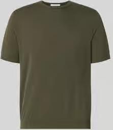 Selected regular fit T-shirt van puur katoen model 'TORINO'