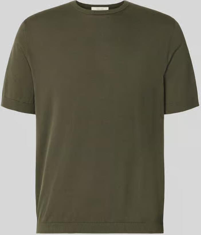 Selected regular fit T-shirt van puur katoen model 'TORINO'