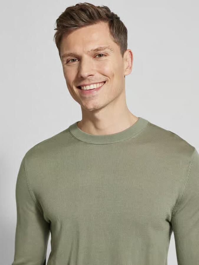 Selected Homme Regular Fit trui van pure wol model 'TRAY' - Foto 2