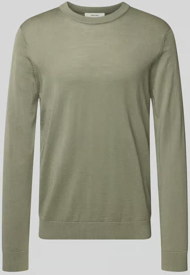 Selected Homme Regular Fit trui van pure wol model 'TRAY' - Foto 3
