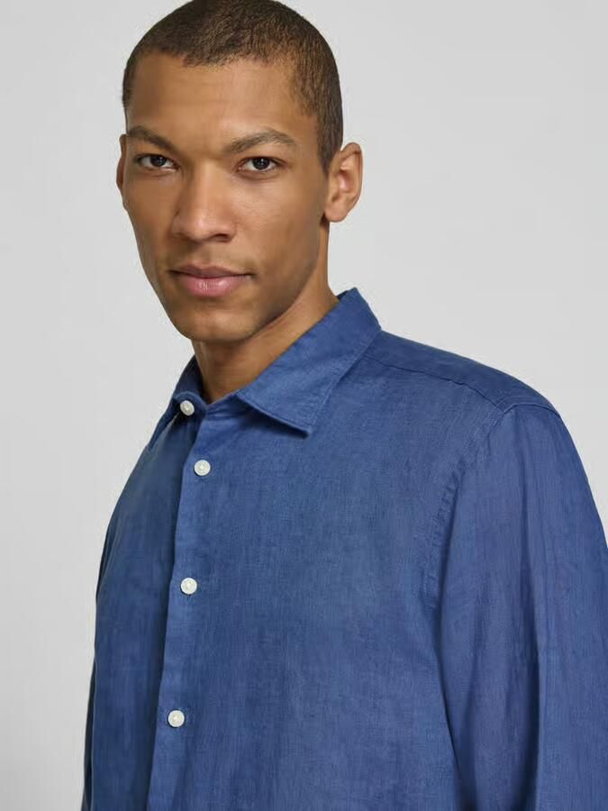 Selected Homme regular fit vrijetijdshemd van puur linnen model 'REGKYLIAN' - Foto 3