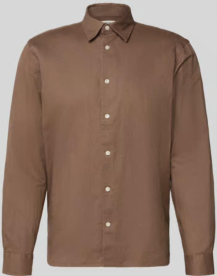 Selected Homme regular fit vrijetijdsoverhemd van mix van katoen en linnen model 'CLAY LINENBLEND' - Foto 2