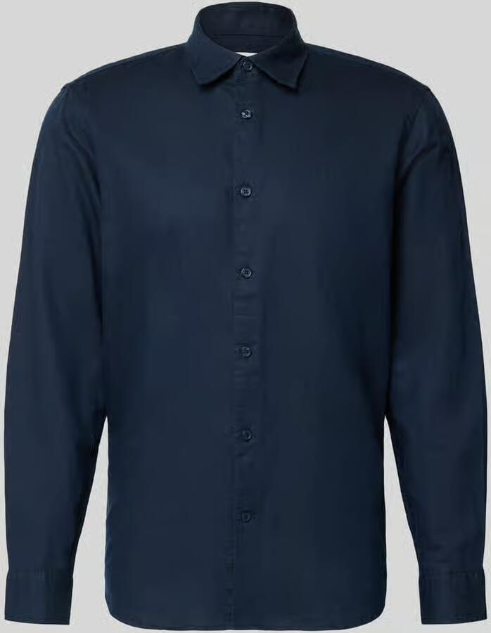 Selected Homme regular fit vrijetijdsoverhemd van mix van katoen en linnen model 'CLAY LINENBLEND' - Foto 6