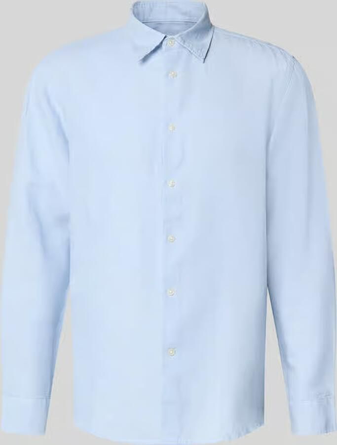 Selected Homme regular fit vrijetijdsoverhemd van mix van katoen en linnen model 'CLAY LINENBLEND' - Foto 2