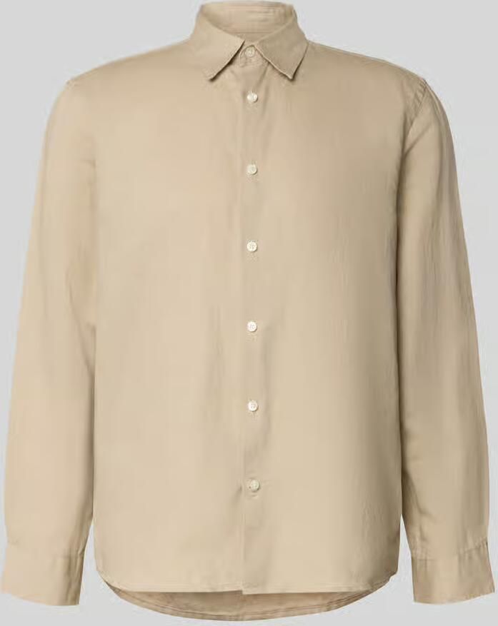 Selected Homme regular fit vrijetijdsoverhemd van mix van katoen en linnen model 'CLAY LINENBLEND' - Foto 8