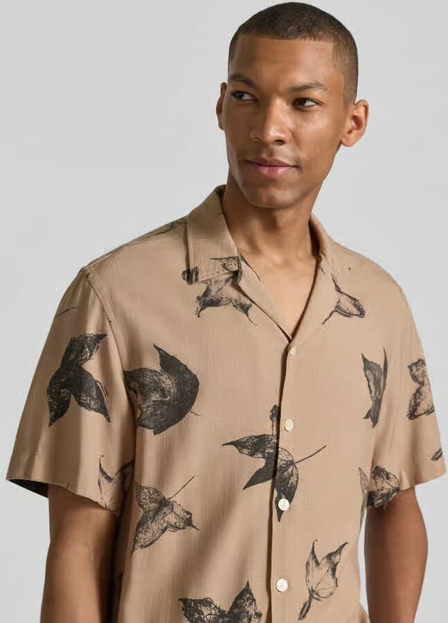 Selected Homme regular fit vrijetijdsoverhemd van pure viscose model 'TERRY'