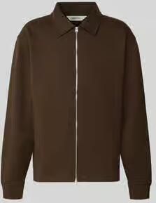 SELECTED MEN Heren Overshirts Slhtom Soft Full Zip Sweat Noos Bruin - Foto 5