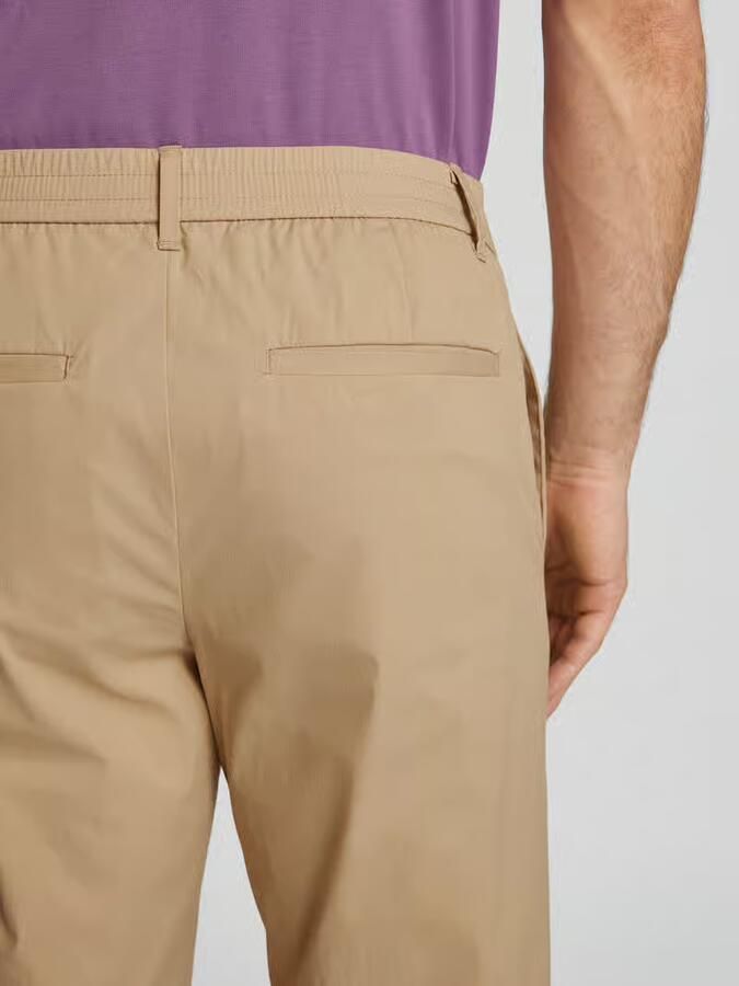 Selected Homme Regular tapered fit chino met tunnelkoord model 'LERO' - Foto 2