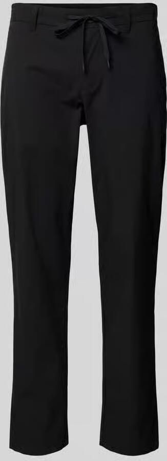 Selected Homme Regular tapered fit chino met tunnelkoord model 'LERO'