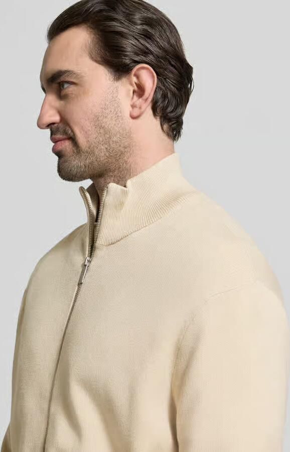 Selected Homme Relaxed fit gebreid jack van viscosemix model 'TELLER' - Foto 2