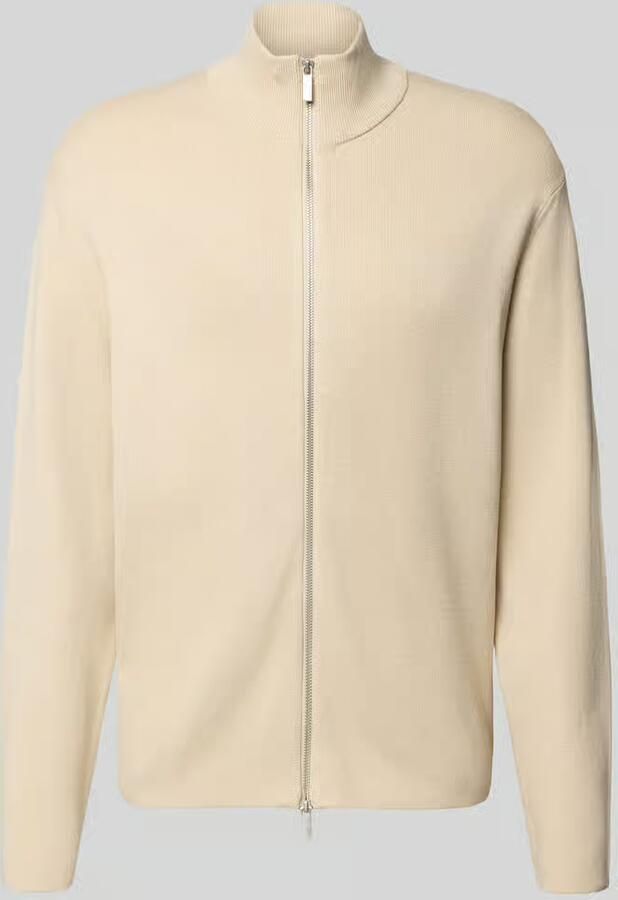 Selected Homme Relaxed fit gebreid jack van viscosemix model 'TELLER'