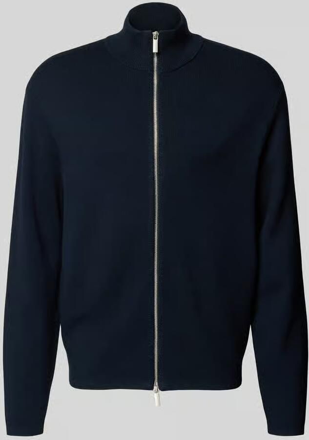 Selected Homme Relaxed fit gebreid jack van viscosemix model 'TELLER'