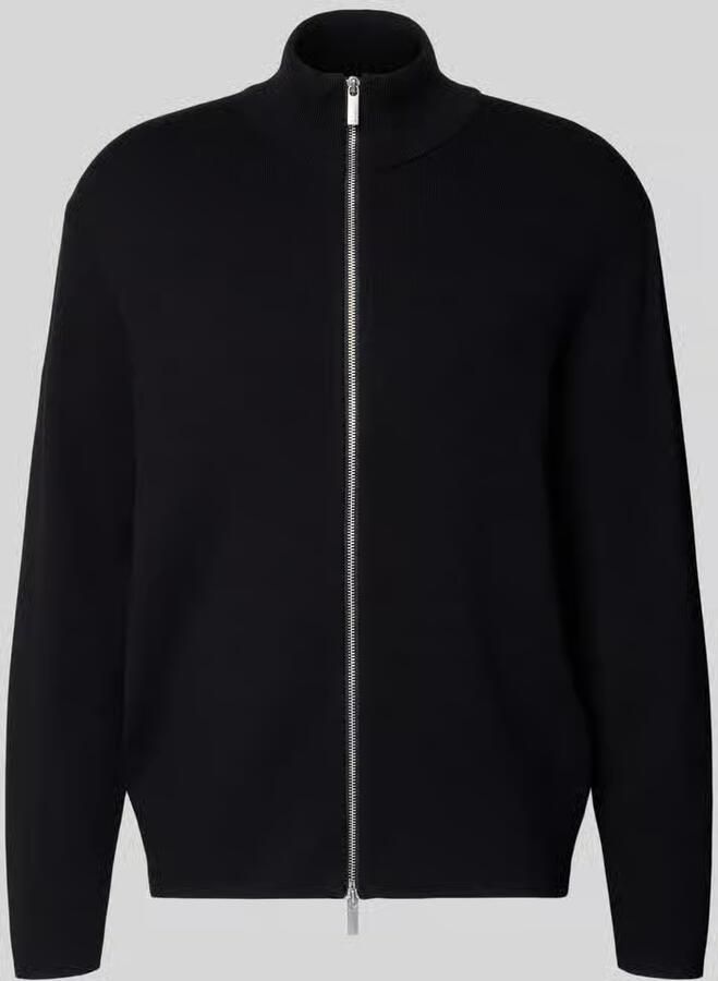 Selected Homme Relaxed fit gebreid jack van viscosemix model 'TELLER'