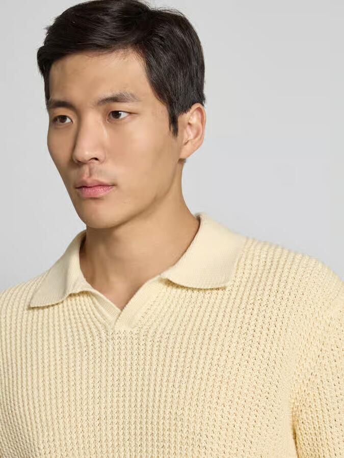Selected Homme Relaxed fit Gebreide pullover van puur katoen Model 'DERECK'