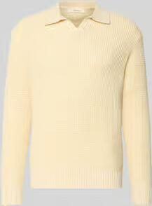 Selected Relaxed fit Gebreide pullover van puur katoen Model 'DERECK'