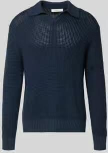 Selected Relaxed fit Gebreide pullover van puur katoen Model 'DERECK'