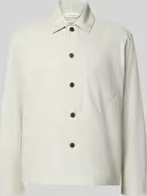 Selected relaxed fit overshirt van puur katoen model 'HENRY'