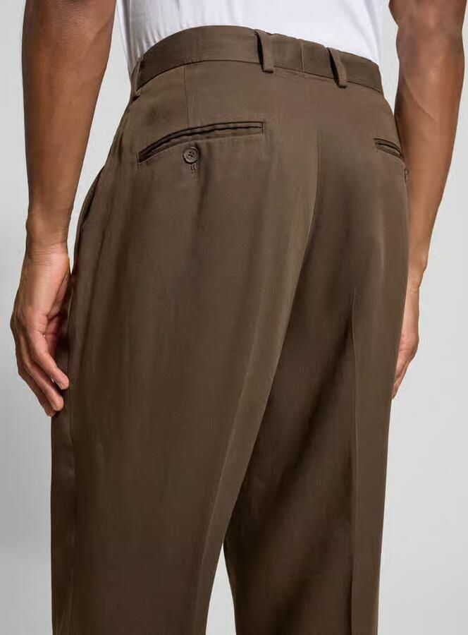 Selected Homme Relaxed fit pantalon van puur lyocell model 'RELAXED-KIM'