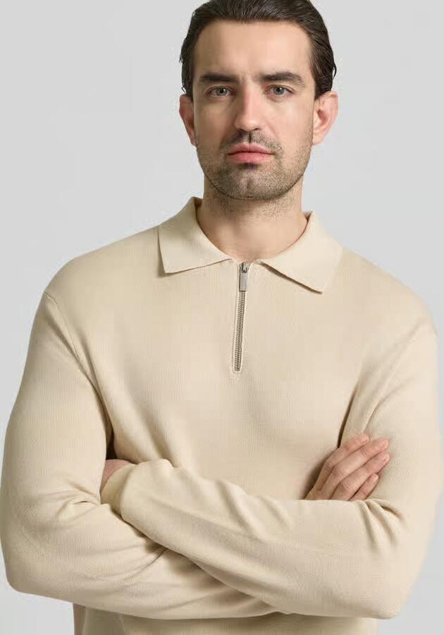 Selected Homme Relaxed fit gebreide pullover van viscosemix model 'TELLER' - Foto 2