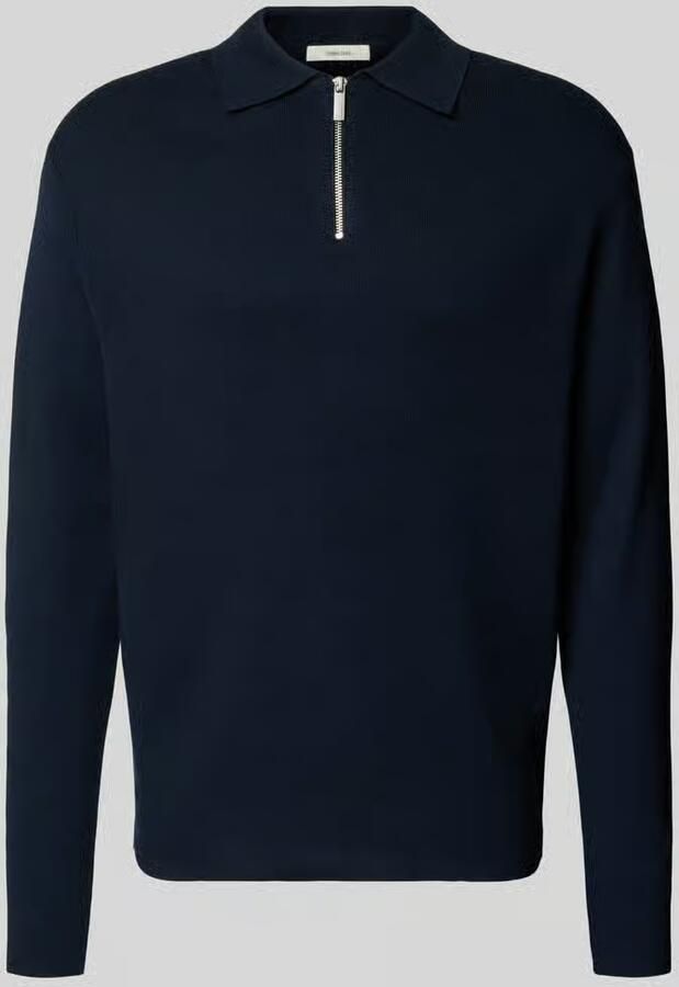 Selected Homme Relaxed fit gebreide pullover van viscosemix model 'TELLER'