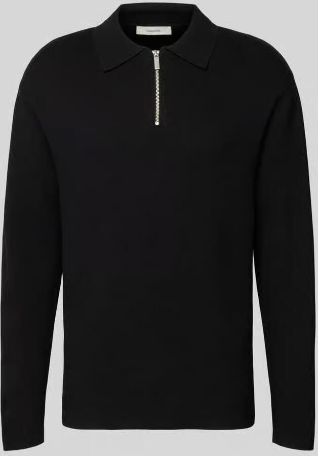 Selected Homme Relaxed fit gebreide pullover van viscosemix model 'TELLER'