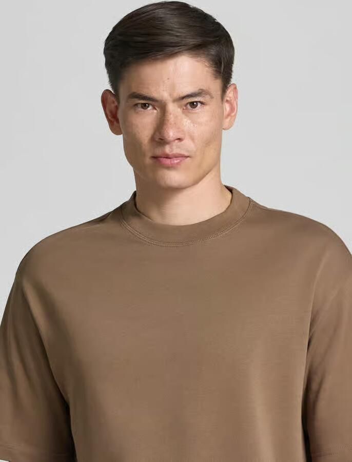 Selected Homme relaxed fit T-shirt van puur katoen model 'ASPEN'