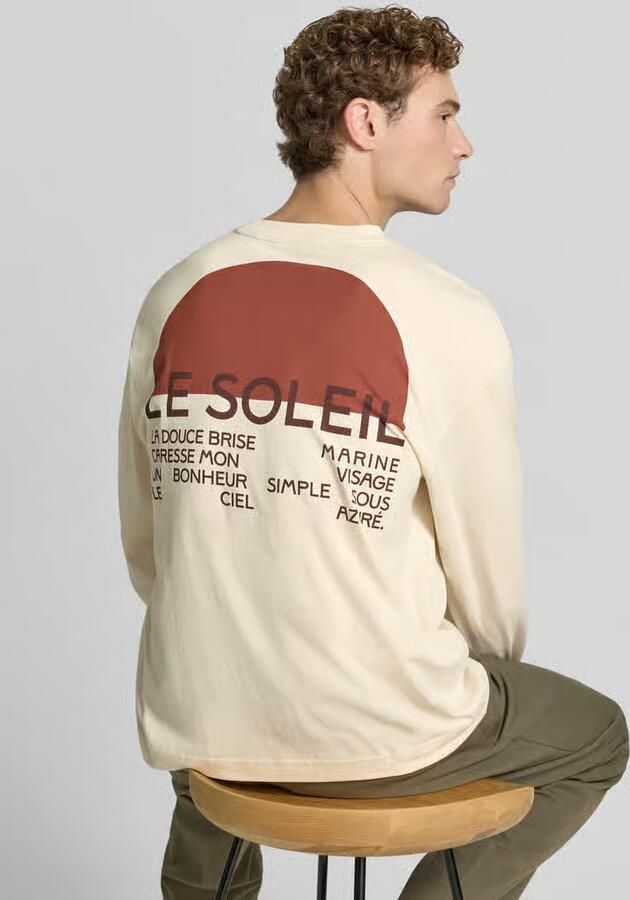 Selected Homme relaxed fit T-shirt van puur katoen model 'AXMAX'