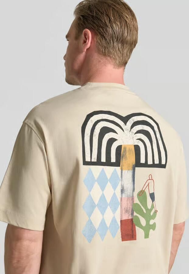 Selected relaxed fit T-shirt van puur katoen model 'NORMAN'