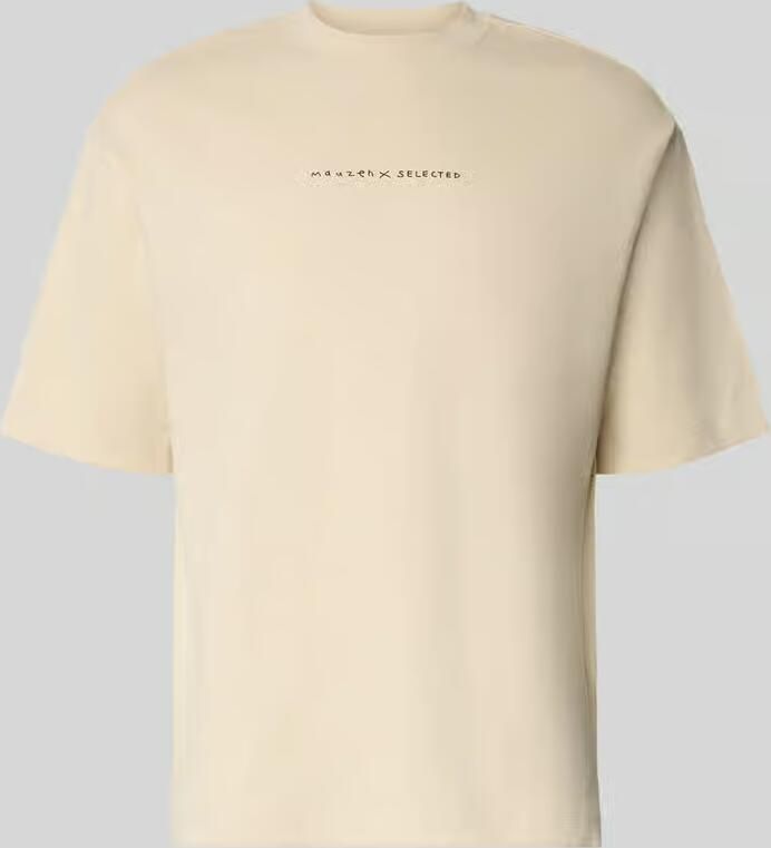 Selected relaxed fit T-shirt van puur katoen model 'NORMAN' - Foto 2