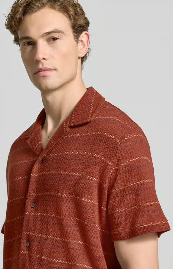 Selected relaxed fit vrijetijdsoverhemd van katoenmix met viscose model 'MARC'