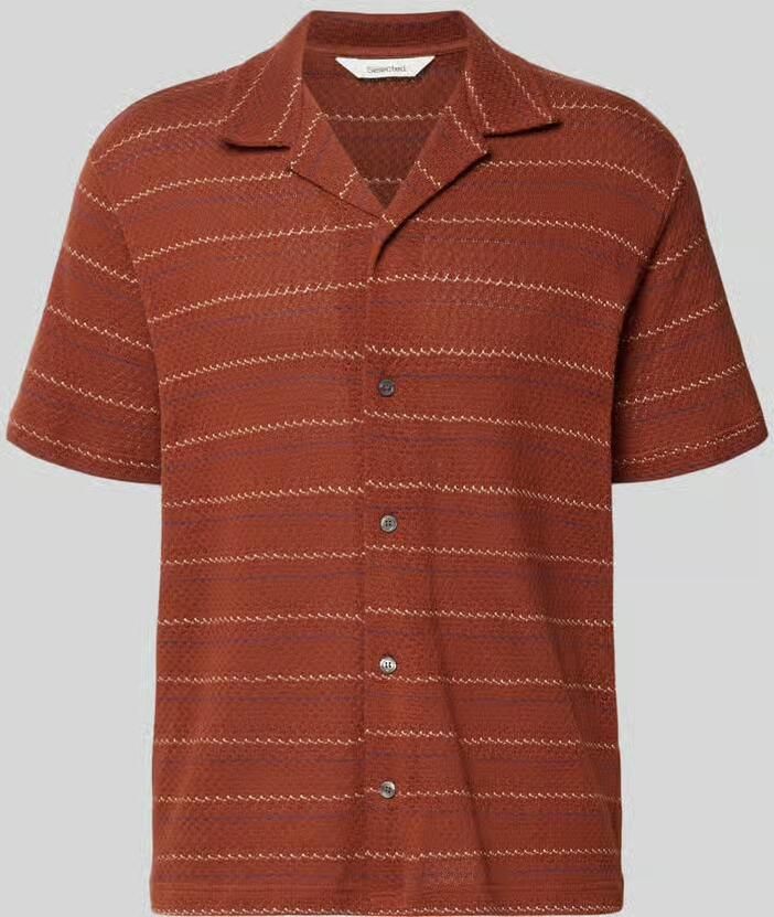 Selected relaxed fit vrijetijdsoverhemd van katoenmix met viscose model 'MARC' - Foto 2