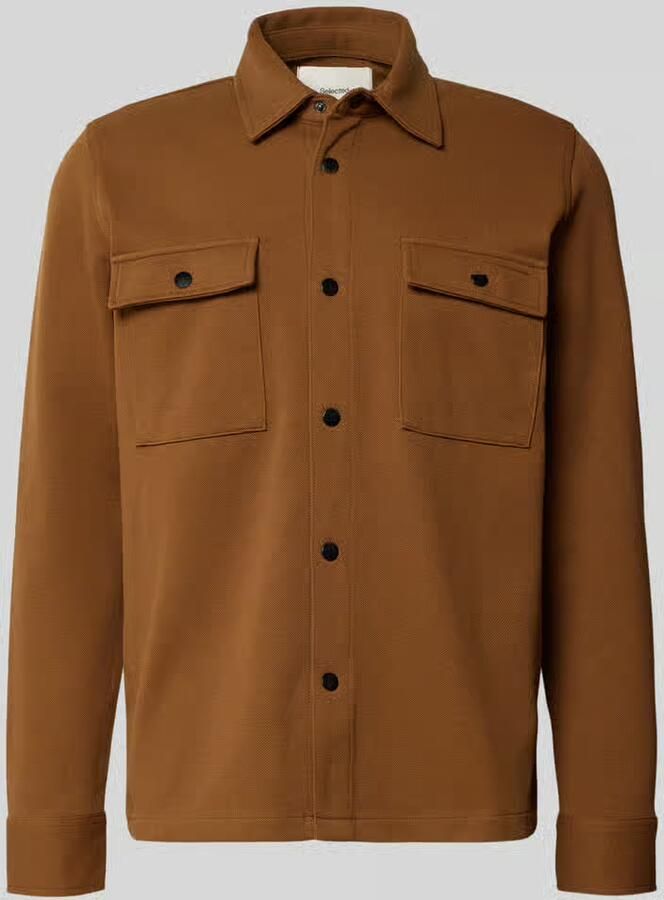 Selected Homme relaxed fit vrijetijdsoverhemd van katoenmix model 'JACKIE' - Foto 4